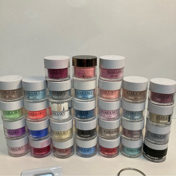 Kiara Sky 30 Jars Dip Powders & 1 Peppi Dip Powder Bundle - Picture 2 of 11